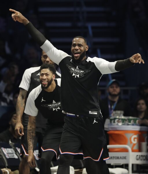 Team LeBron rallies to beat Team Giannis 178 164 AP News